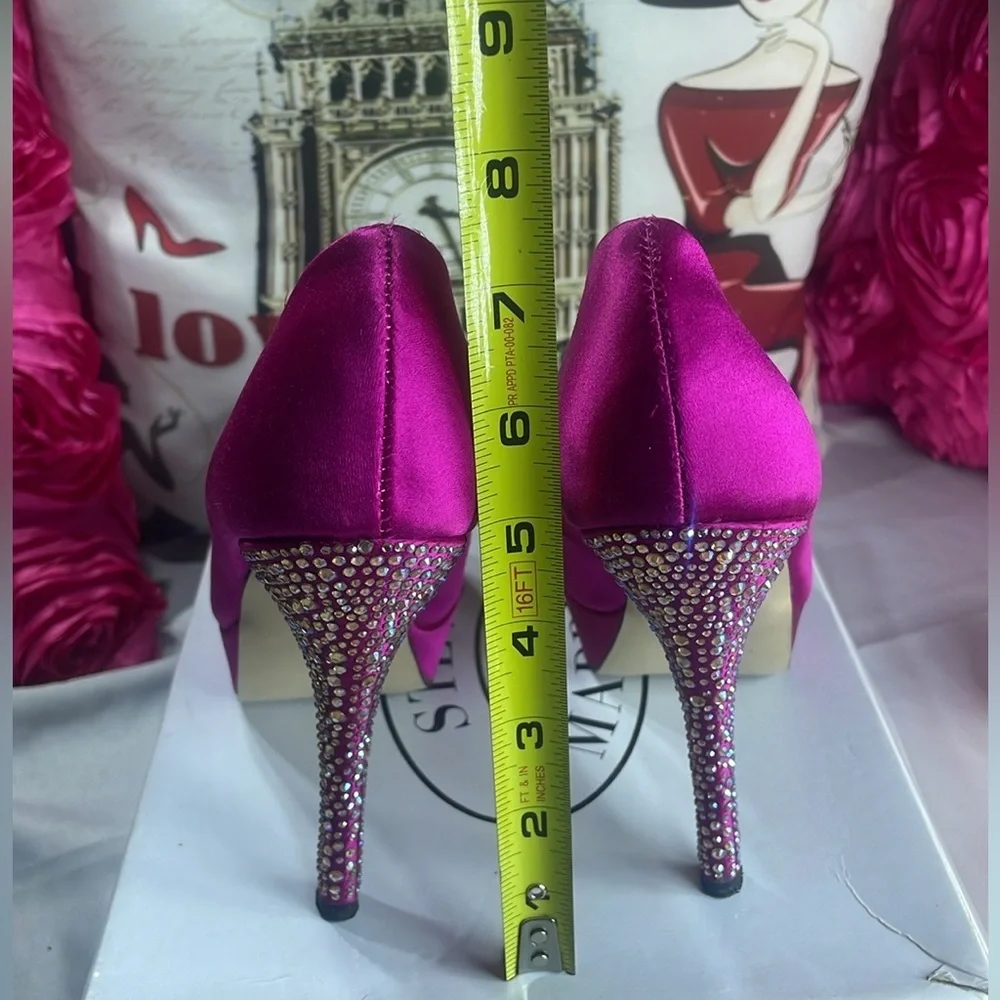 Steve Madden heels in purple and plum, size 7 - Picture 10 of 12